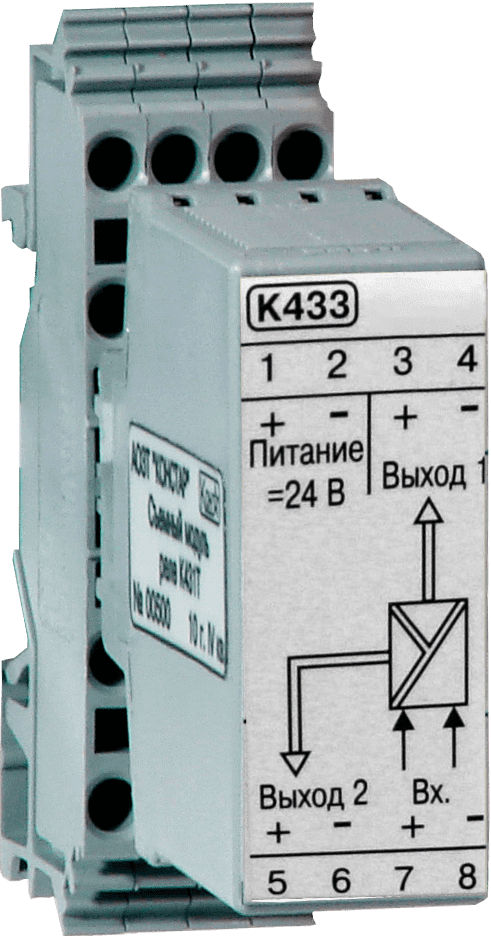 Съемный модуль размножителя токового сигнала K43